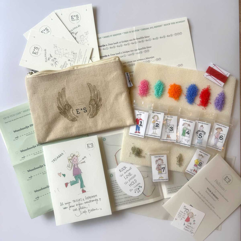 Startpakket Trio - 24 kralenkleurtjes (18 wensbandjes)