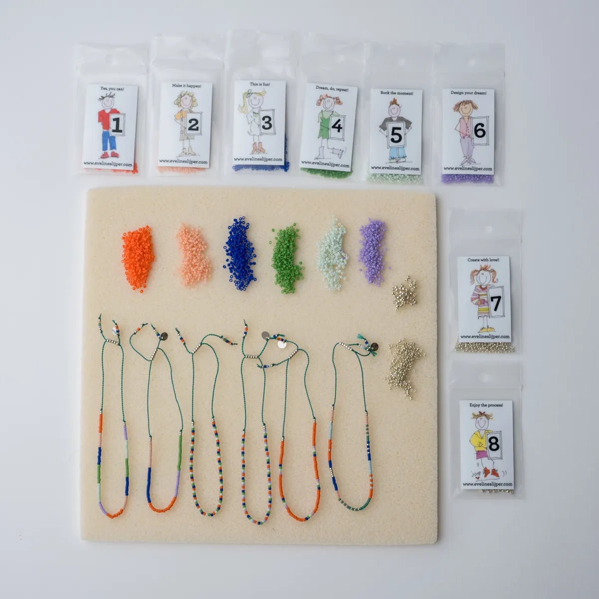 Startpakket Trio - 24 kralenkleurtjes (18 wensbandjes)