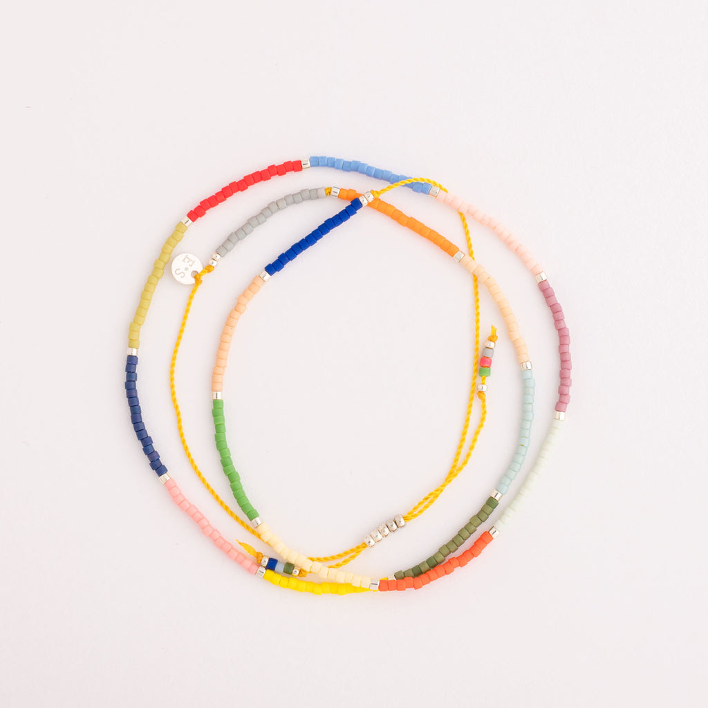 Kaat triple wensbandje of ketting