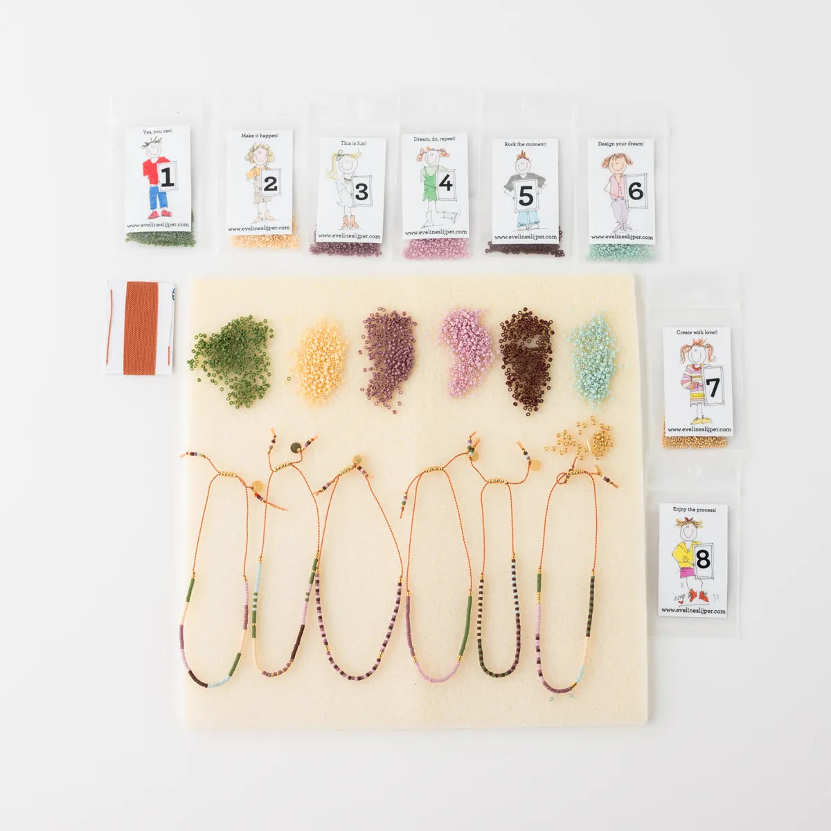 Startpakket Deluxe - 32 kralenkleurtjes (24 wensbandjes)